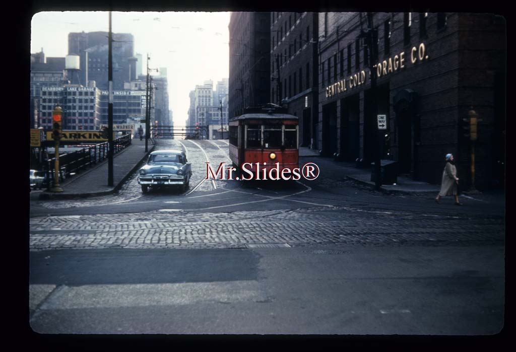 Duplicate Slide Streetcar Chicago CTA 678  