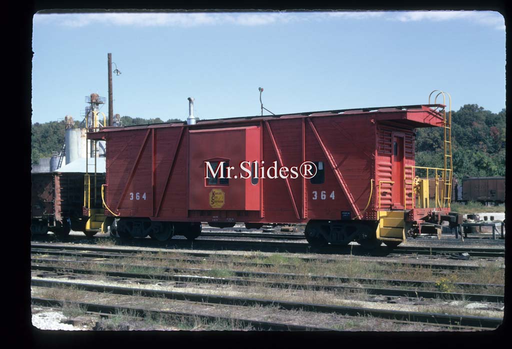 Original Slide KCS Kansas City Southern Wd Bay Win.Cab  