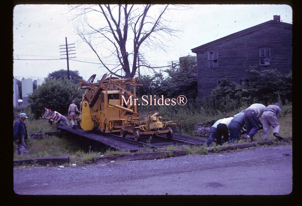  Slide FJ&G Fonda Johnson & Gloverville Turntable In 1961 At Fonda NY